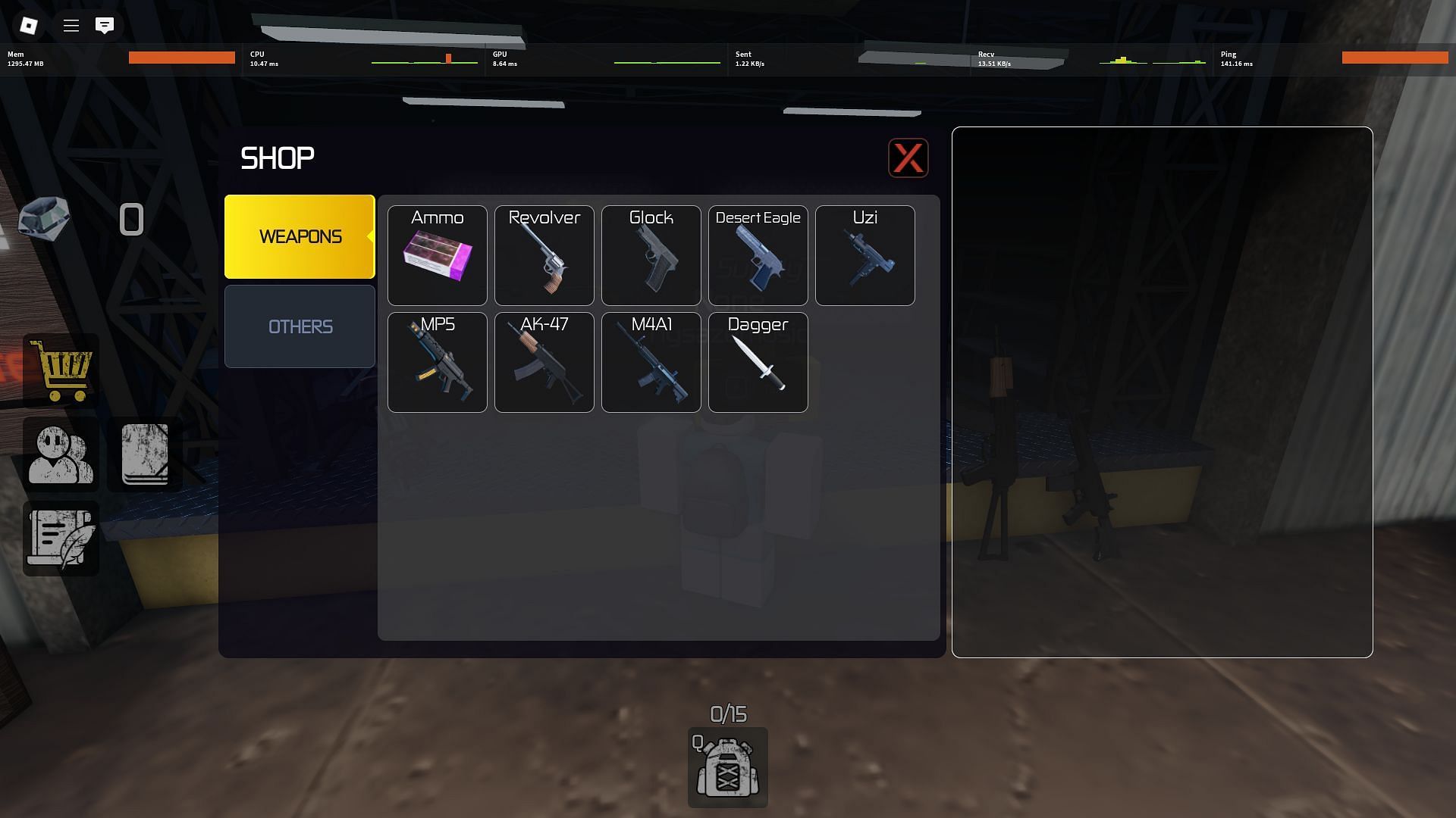 Shop in Mad Road (Image via SK Gaming || Roblox)